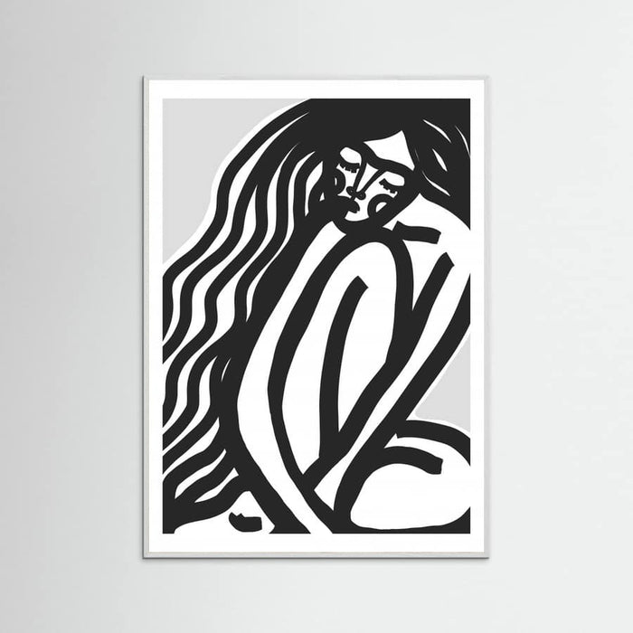 The Silence (Black) Poster – poster and art print