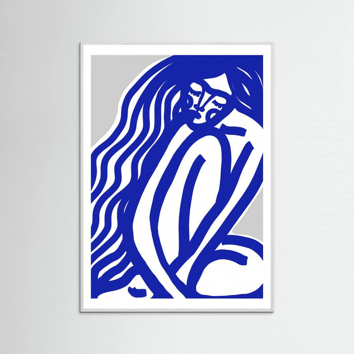 The Silence (Blue) Poster – poster and art print