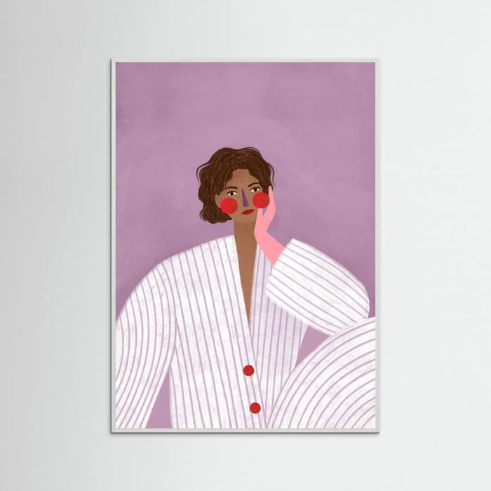 The Woman With the Pink Glove Poster – poster and art print