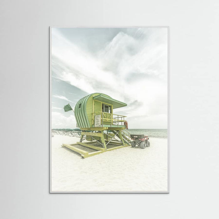 Vintage Florida Flair at Miami Beach Poster – poster and art print