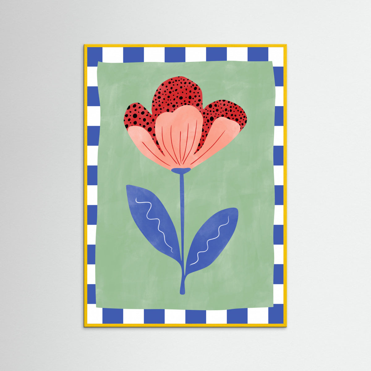 Yellow Wood Abstract Composition No. 23 Poster