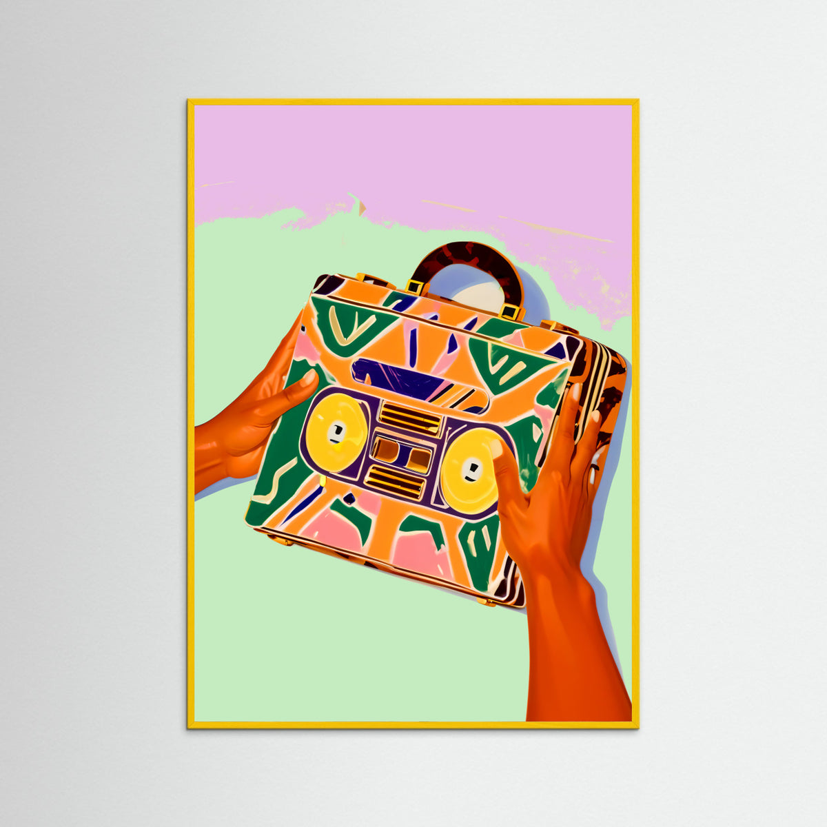 Yellow Wood A Suitcase Full of Memories Poster