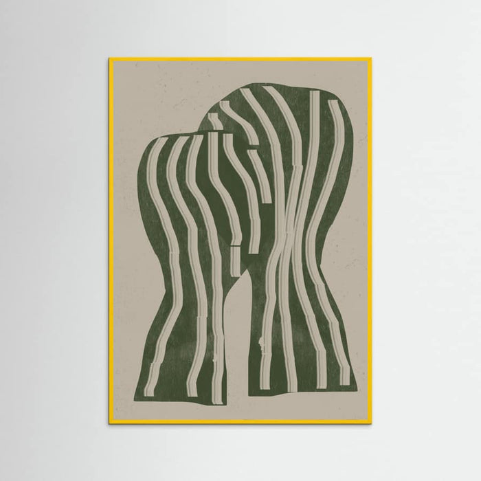 Abstract Kiss Poster – plakat og kunsttryk