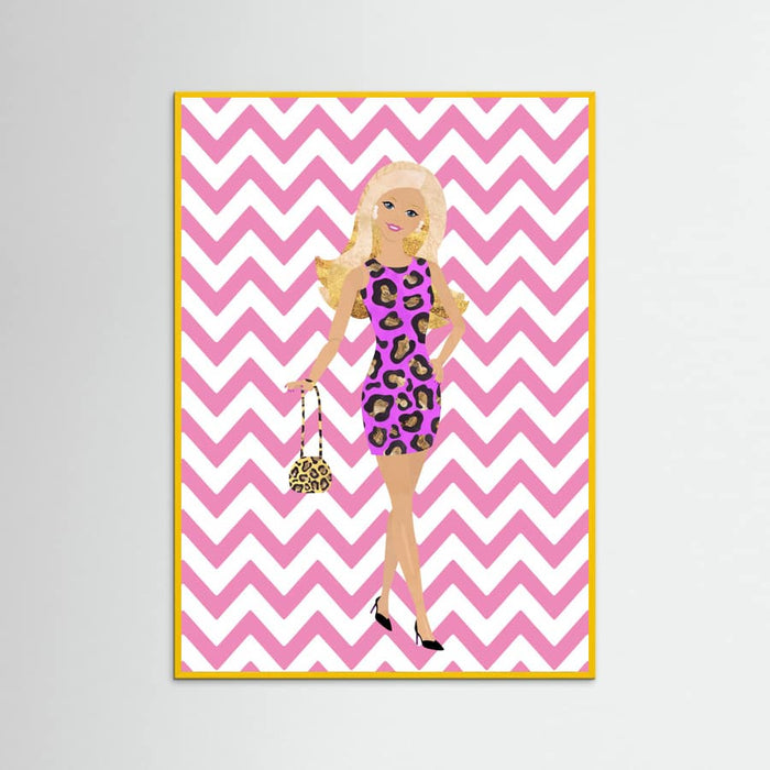 Barbie Zig Zag Poster – Poster und Kunstdruck