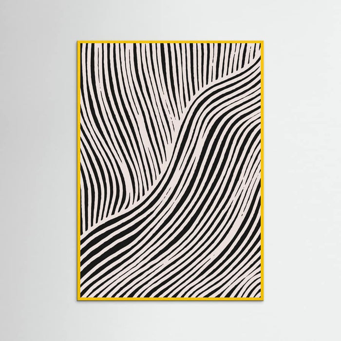Beige Wave Pattern Poster – poster and art print