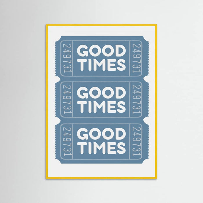 Póster Blue Good Times – póster e impresión artística