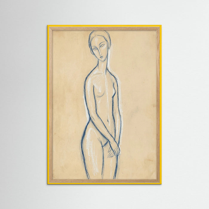 Blue Reclining Figure – Poster und Kunstdruck