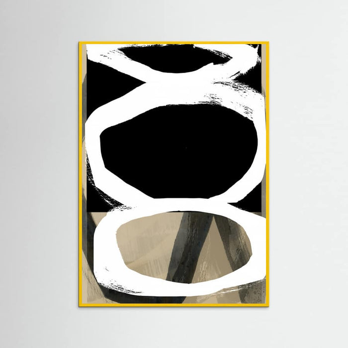 Bold Black On White No4 Poster – plakat og kunsttryk