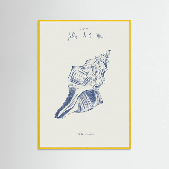 Filles de la mer n.2 - La conchiglia Poster – plakat og kunsttryk