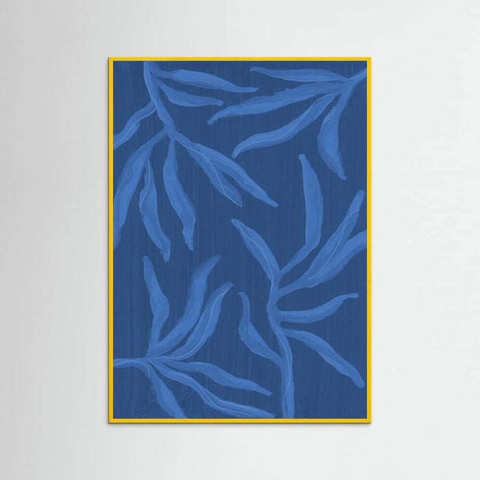 Affiche Ghost Fern 2 Indigo Monochrome – affiche et impression d’art