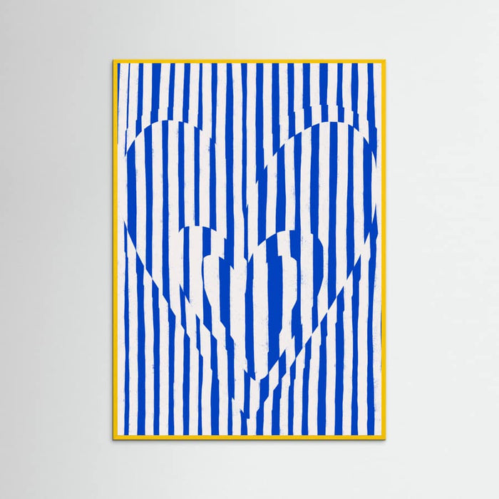 Plakat Hearts (Blue Version) – plakat i druk artystyczny