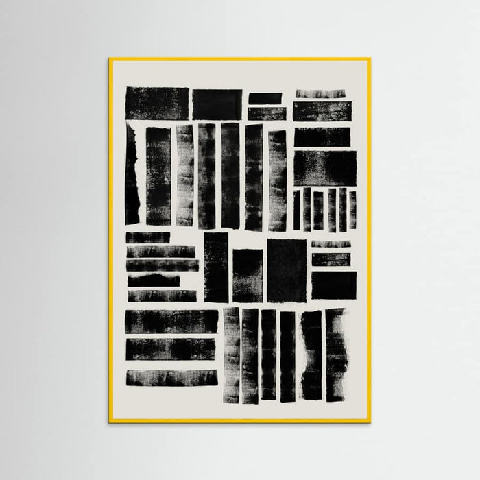 LINO CUT COMPOSITION Poster – plakat og kunsttryk