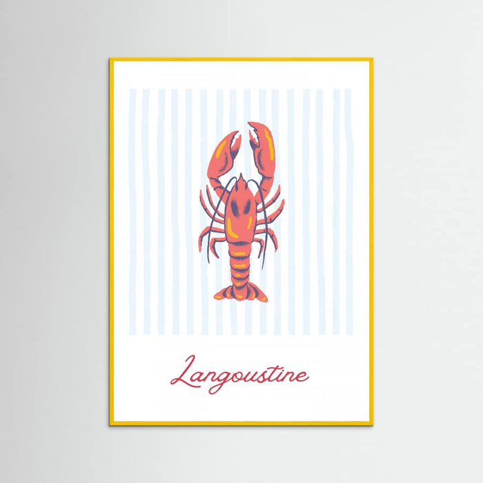 Langoustine Poster – Poster und Kunstdruck