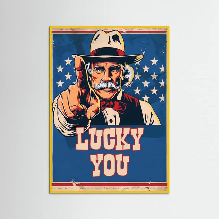 Yellow Wood Lucky You Poster