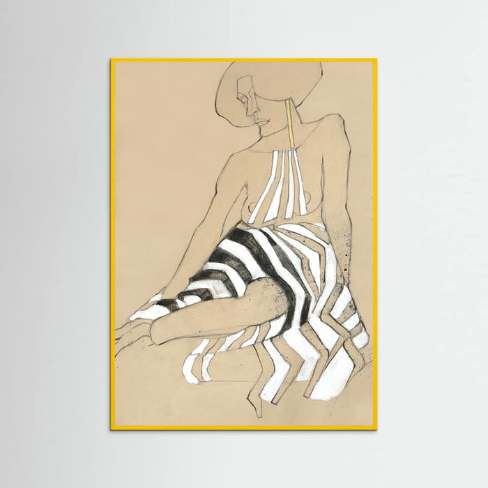 Nude Art Nouveau Poster – plakat og kunsttryk
