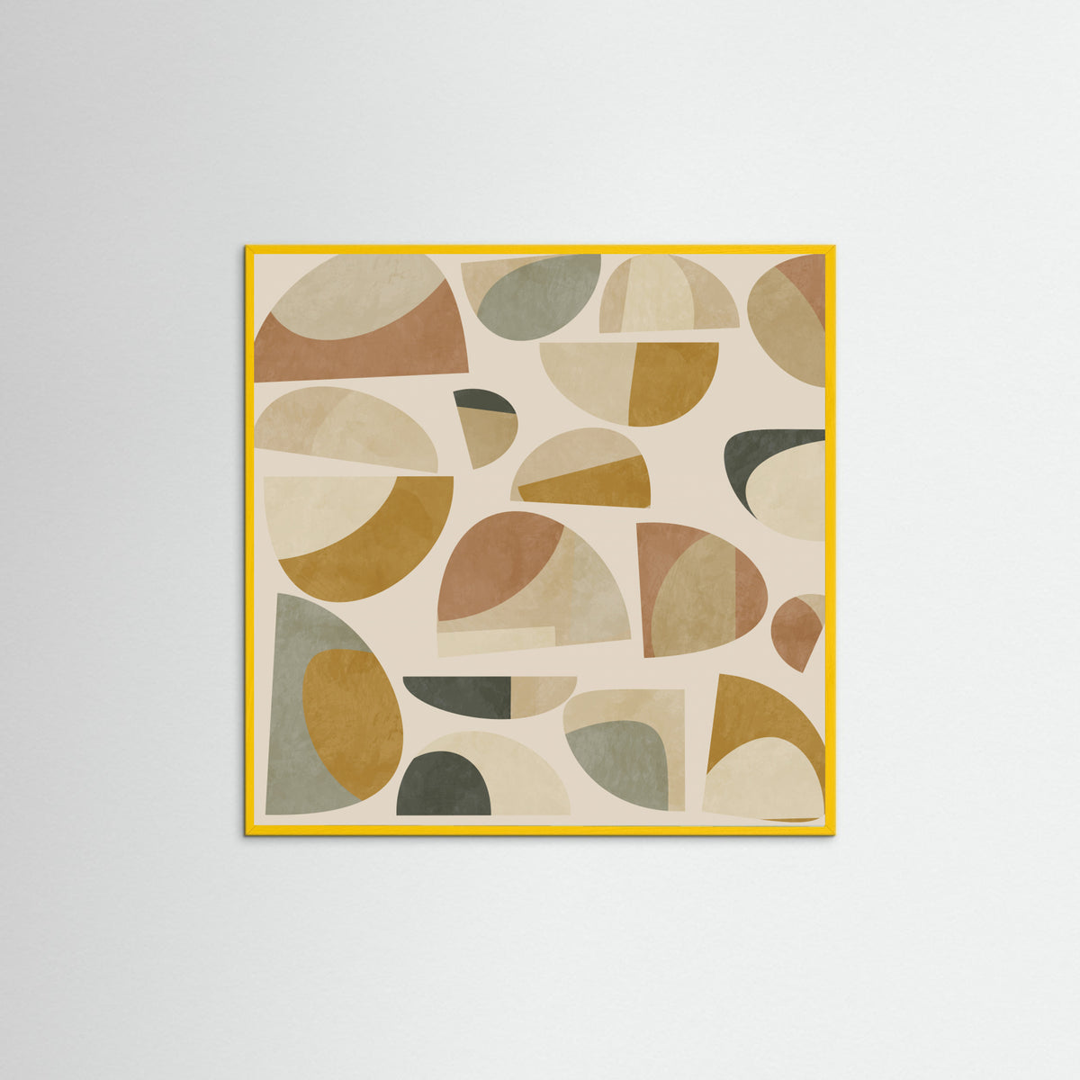 Yellow Wood Pattern3 Mid Earth 1 Kopie Poster