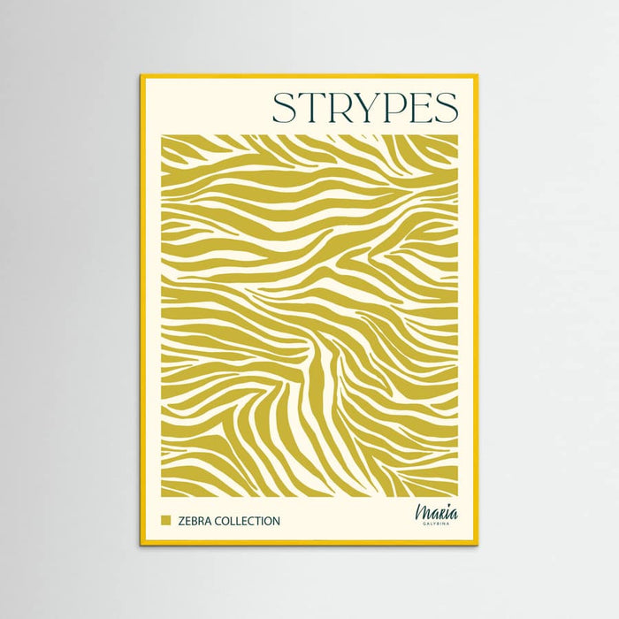 STRIPES. Zebra Collection Poster – plakat og kunsttryk