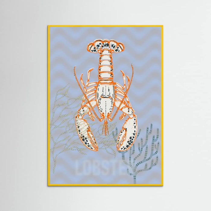 Sea life lobster Neptune's joy Poster – poster and art print