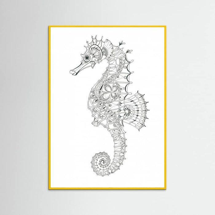 Seahorse 3 Poster – plakat og kunsttryk
