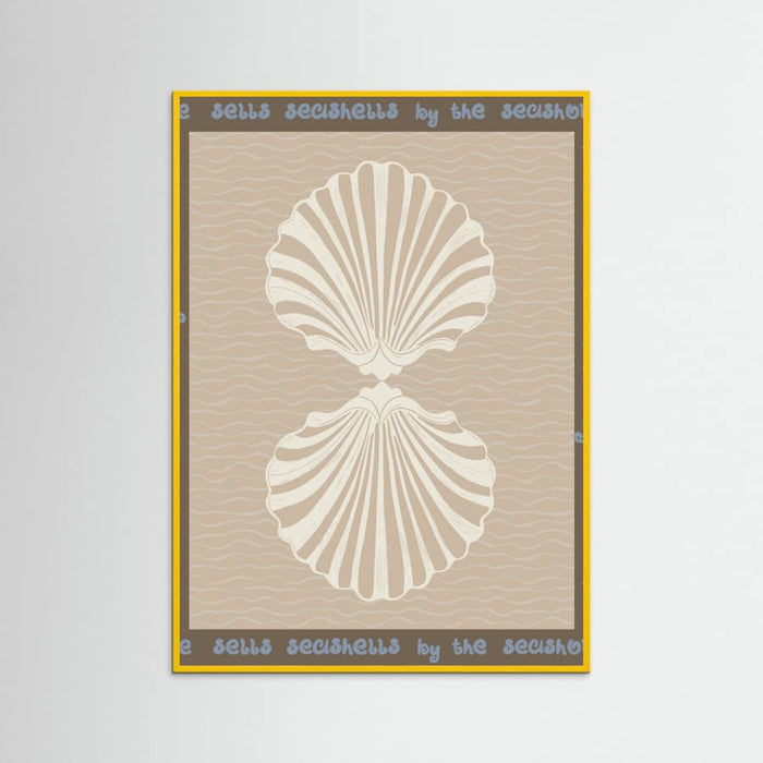 She sells seashells Poster – poster and art print