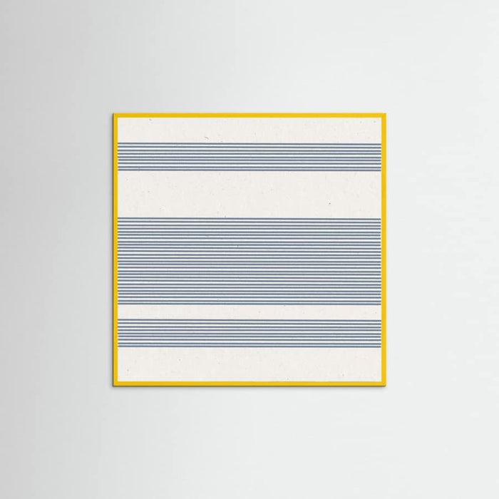 Simple Blue Lines Pattern Poster – plakat og kunsttryk