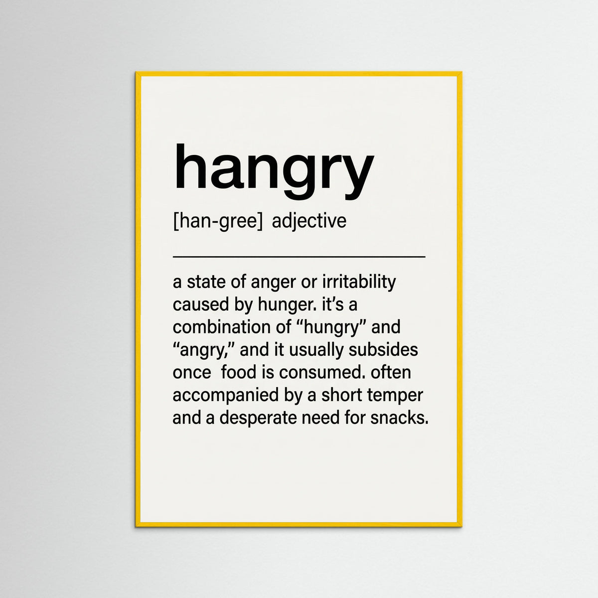 Yellow Wood Snack Definition