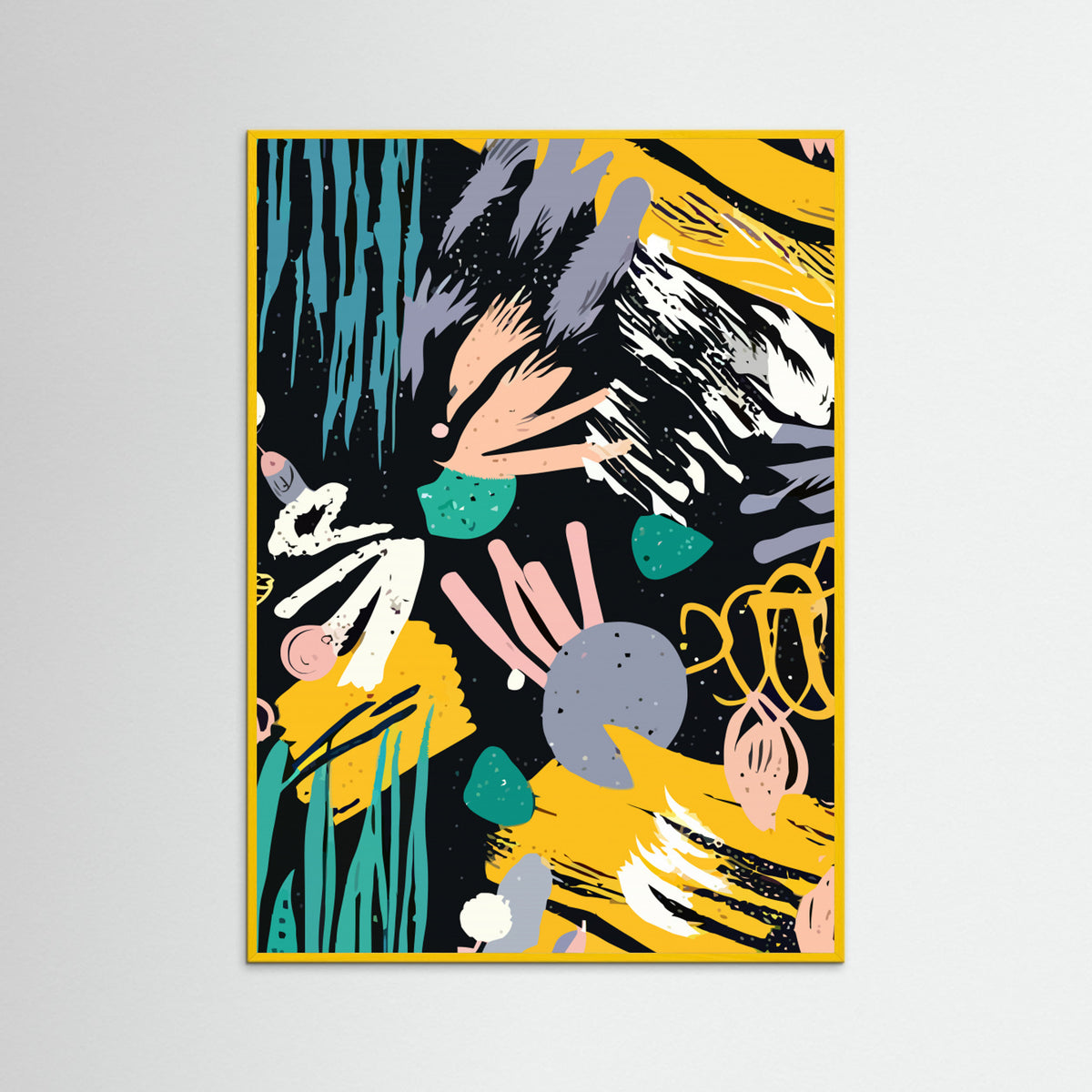 Yellow Wood Space Odyssey Poster
