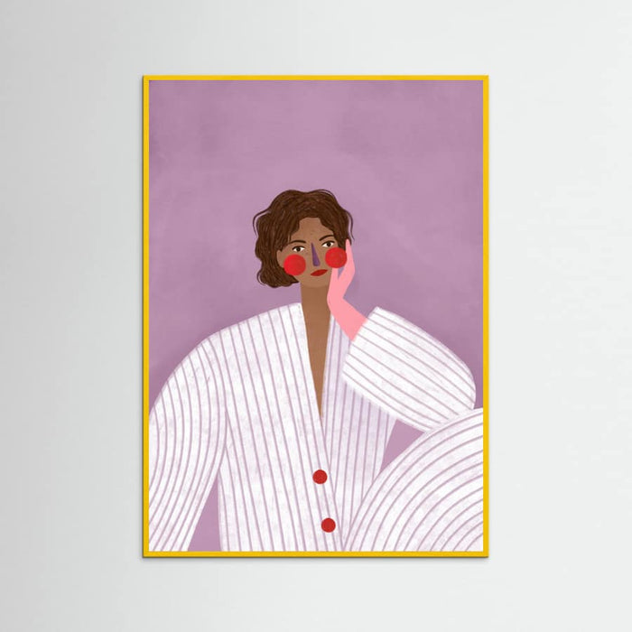 The Woman With the Pink Glove Poster – poster and art print