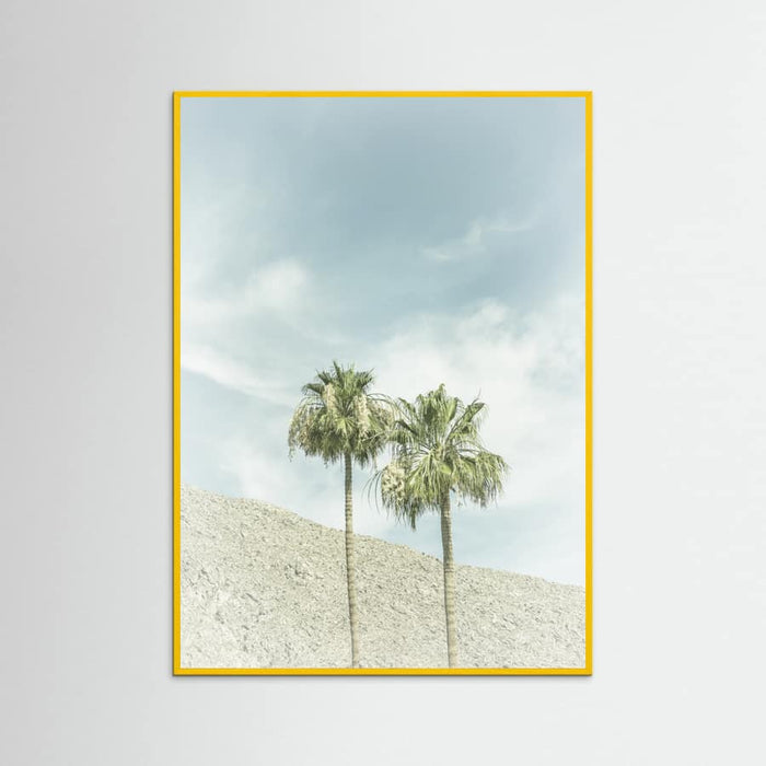 Vintage Palm Trees in the desert Poster – Poster und Kunstdruck