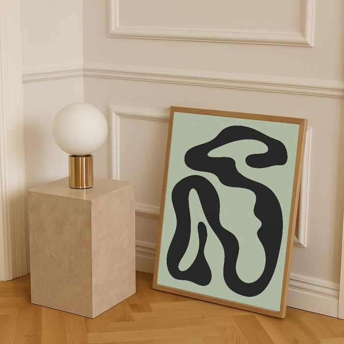 Organic Shapes Abstraction – poster och konsttryck