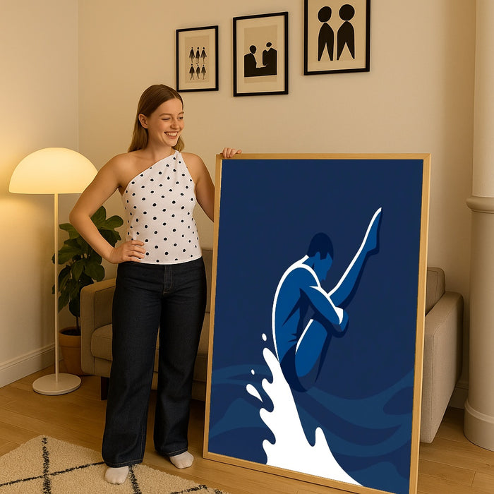 Laurents Blue Jersey – poster e stampa artistica