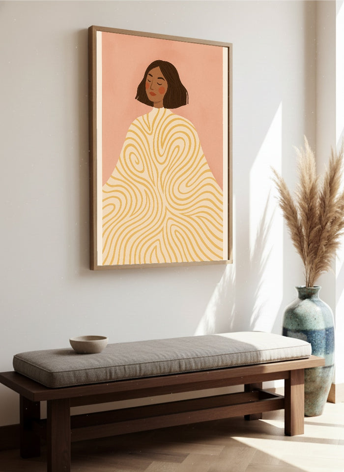 Patterned Presence – póster e impresión artística