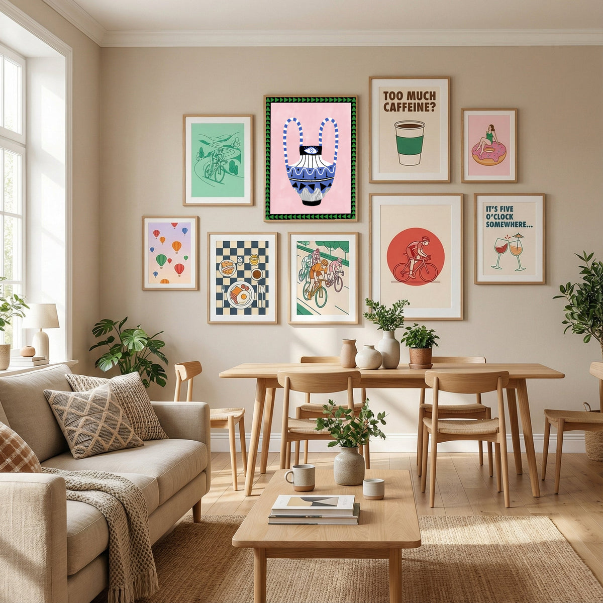 3x4 Aspectratiomixed54 Poster by Elena Ristova in Define Your Sanctuary gallery wall