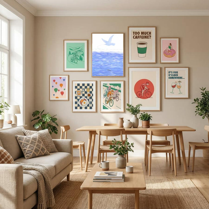 Above the Ocean Waves Poster – poster and art print