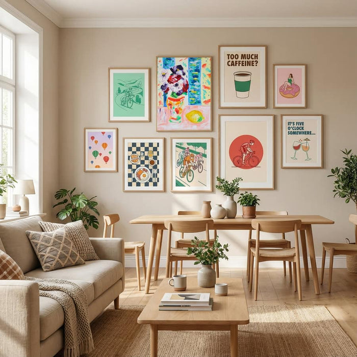 Anemones after G. L. Hunter, Tamara Jare, oil on canvas Poster by Tamara Jare in Define Your Sanctuary gallery wall