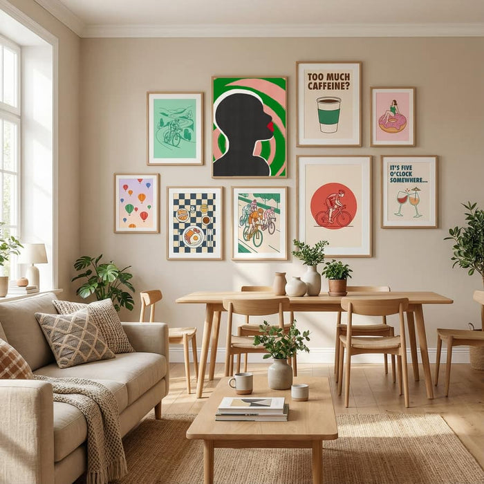 Anonymous Portrait In Green Spiral Poster – poster and art print