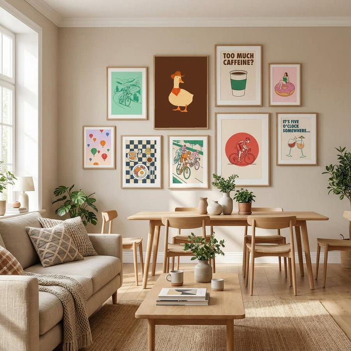 Bo the Cowboy Duck Poster by Anyone Can Yeehaw in Define Your Sanctuary gallery wall