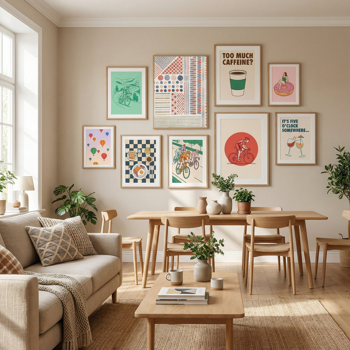 Boho Paket Ambalaji Poster by Emel Tunaboylu in Define Your Sanctuary gallery wall