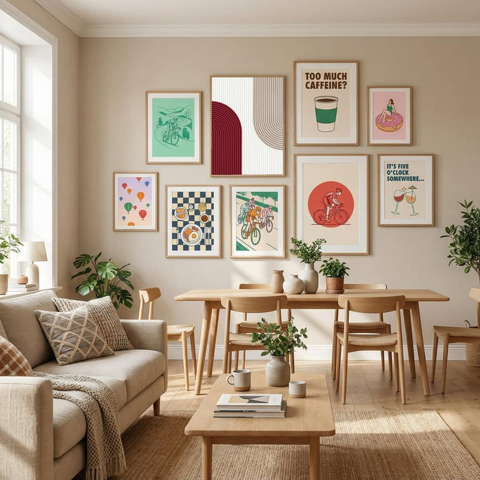 Circle composition 1 Poster – plakat og kunsttryk