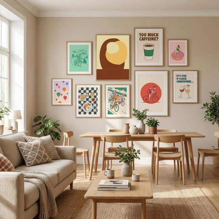 Color Shapes 0003 Poster by Dina Dankers in Define Your Sanctuary gallery wall