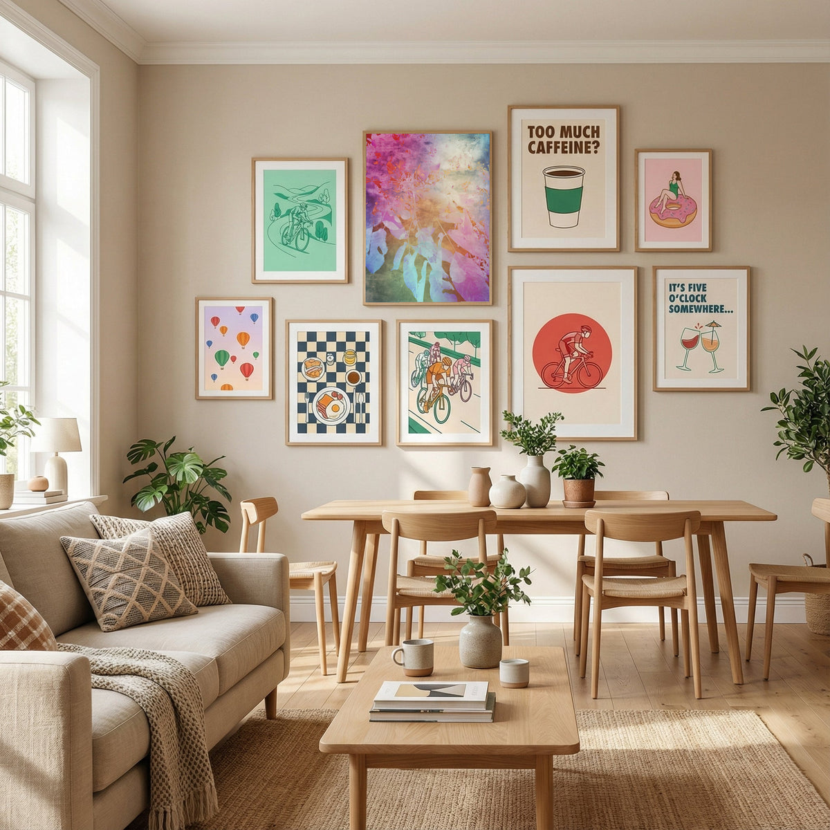 Dreamy Colorful Foliage Poster by Angelo Cerantola in Define Your Sanctuary gallery wall