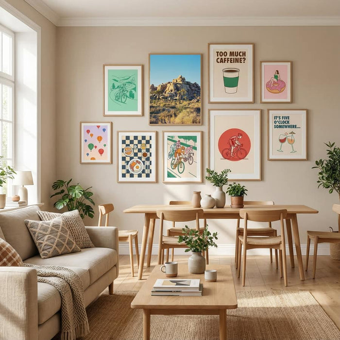 Joshua Tree Sunset Poster by Bethany Young in Define Your Sanctuary gallery wall