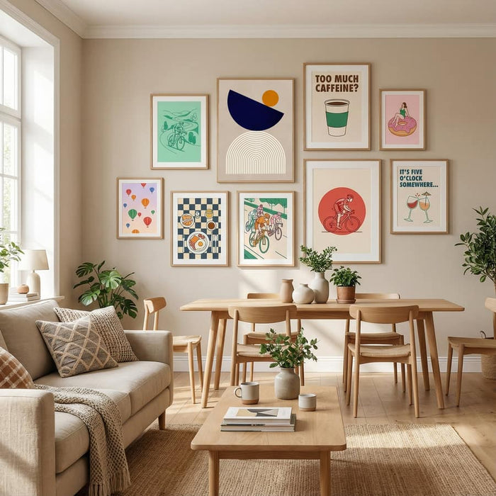 Affiche Lines and semicircles 2 – affiche et impression d’art