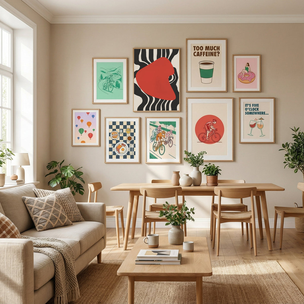 Liquid Red Poster by Little Dean in Define Your Sanctuary gallery wall