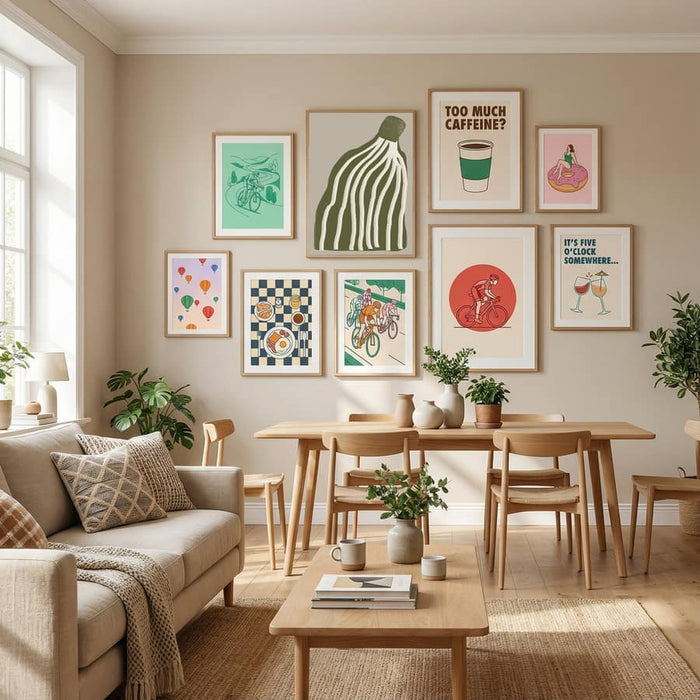 Modern Flower Poster – poster and art print