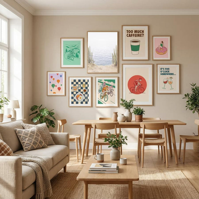 Ocean Cactus Poster by Kathrin Pienaar in Define Your Sanctuary gallery wall