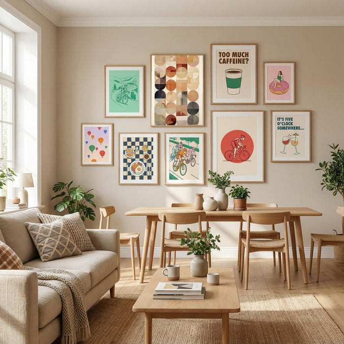 Pastel Circles Poster – poster and art print