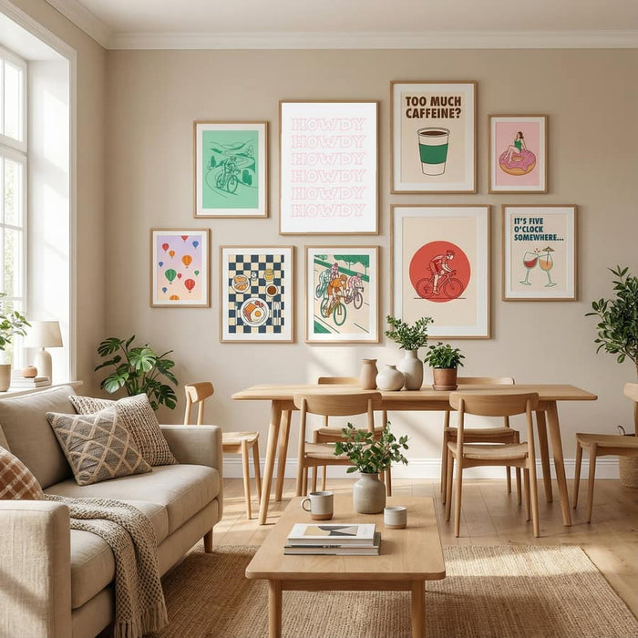 Pink Howdy Poster – plakat og kunsttryk