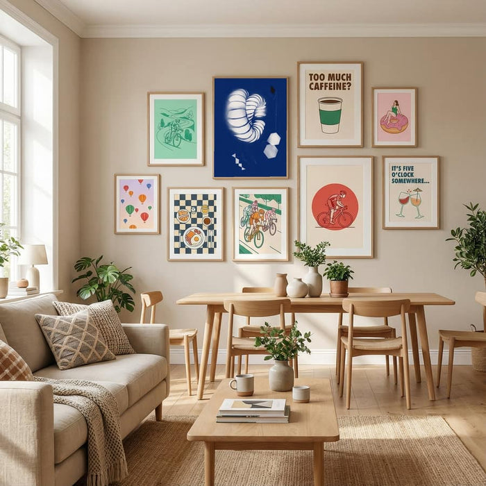 Seashell Ornaments Poster – plakat og kunsttryk