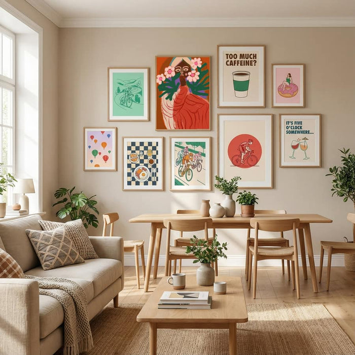 Shy Flower Girl Poster – poster och konsttryck